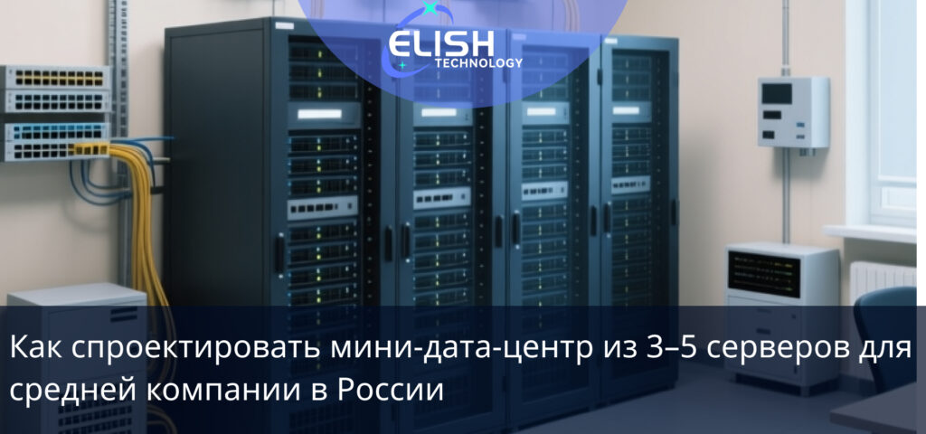 Как спроектировать мини‑дата‑центр из 3–5 серверов для средней компании в России