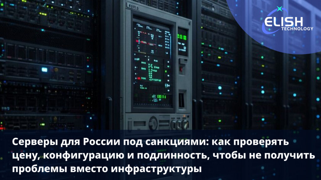 Практическое руководство для российских ИТ‑директоров: как в условиях санкций оценивать цену, конфигурацию и подлинность серверов, проверять каналы поставки, гарантию и 3‑летний TCO, чтобы защитить бизнес от рисков.